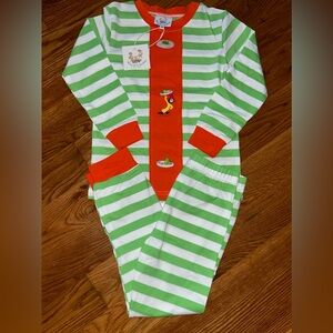 NWT Busy Bee Smocks 6t “green eggs & ham”